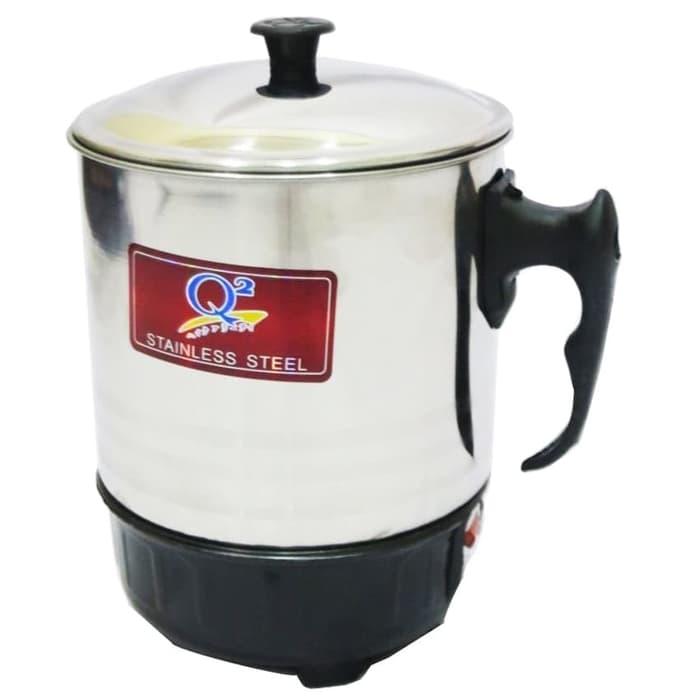 Panci Pemanas Elektrik Diameter 15cm Electric Heating Mug - Silver