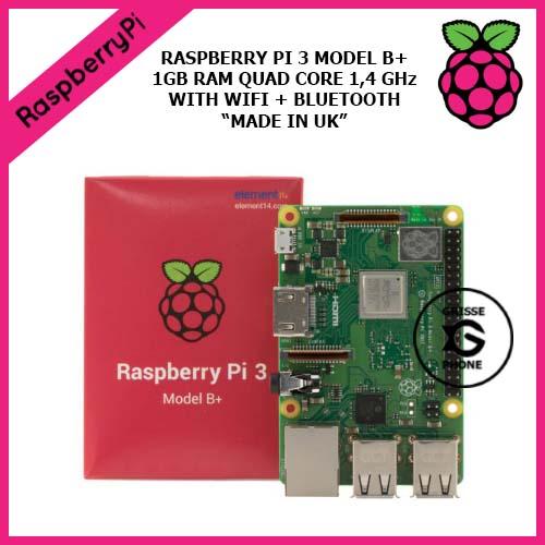Raspberry Pi 3 Model B+ 1GB RAM Quad Core 1,4 GHz with Wifi + Bluetooth Original