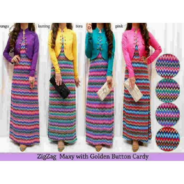 Tanah Abang Fashion terbaru termurah dan terlaris Gamis Muslim zigzag Aer