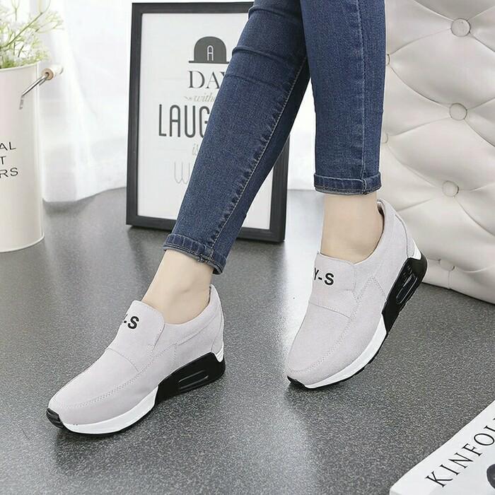 SLIPON AIRMAX (YS ) ABU / sepatu / sepatu wanita murah / boots / sepatu