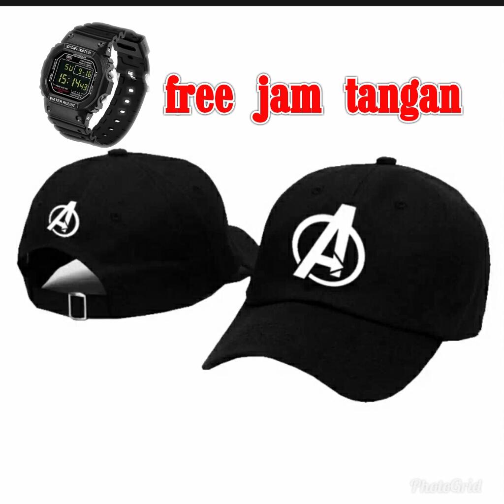 topi pria/wanita terbaru gratis jam tangan keren