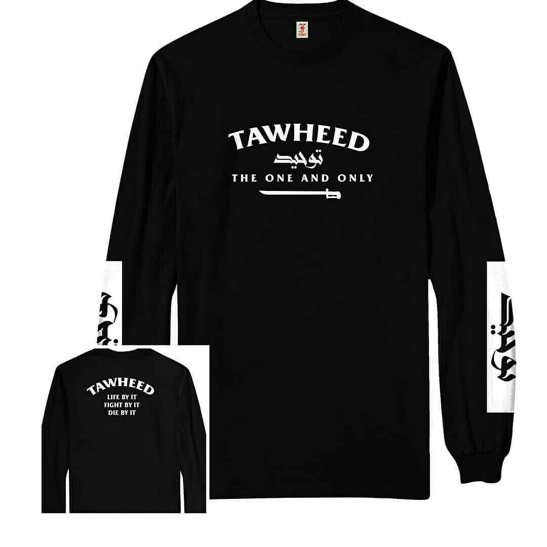 Kaos Hajaru Muslim Lengan Panjang Tawheed The One And Only