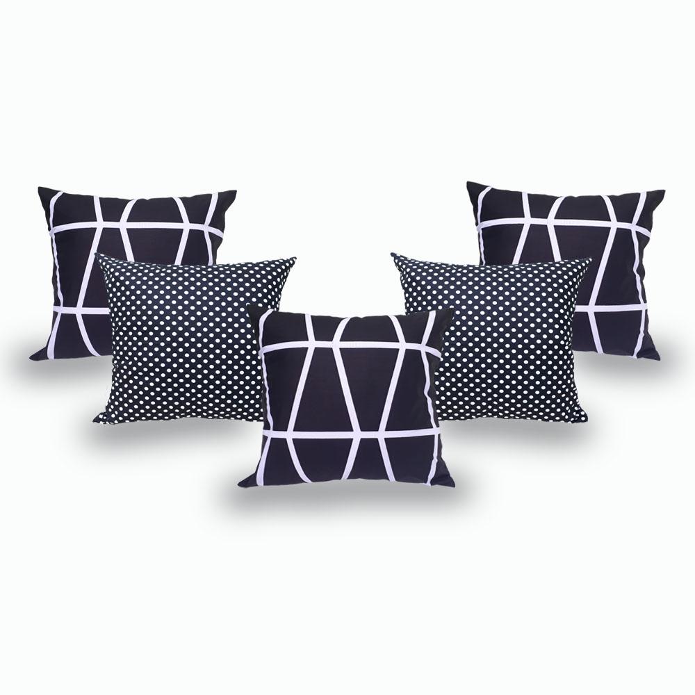 Pas Online - Sarung Bantal Sofa Kombinasi 1 Set = 5 Pcs ( 45 x 45 Cm )