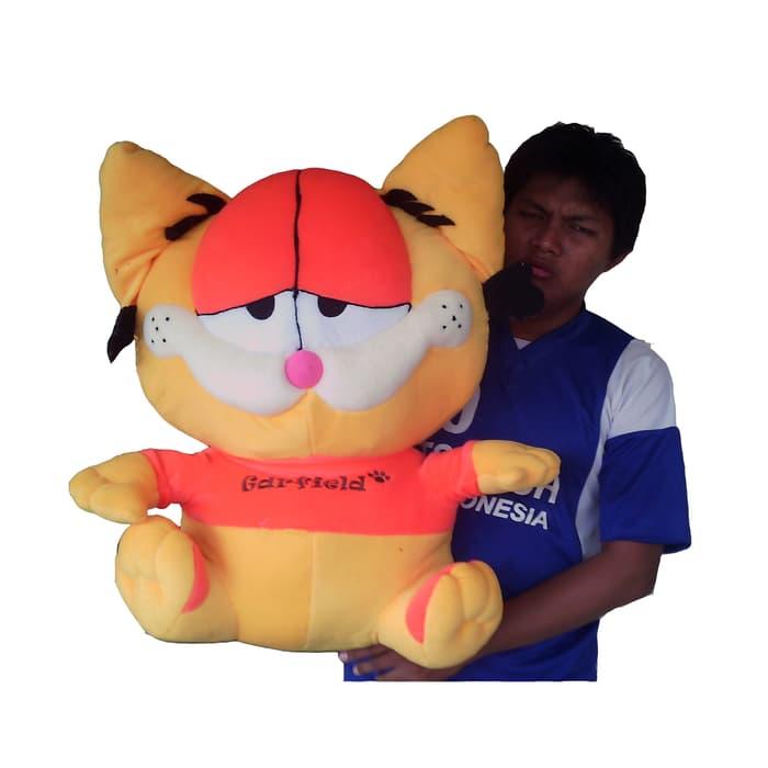 Boneka Garfield Jumbo mainan anak / mainan anak perempuan / mainan anak laki-laki / boneka anak / boneka lucu / boneka keren / boneka empuk / mainan kayu anak / mainan edukatif anak / mainan boneka