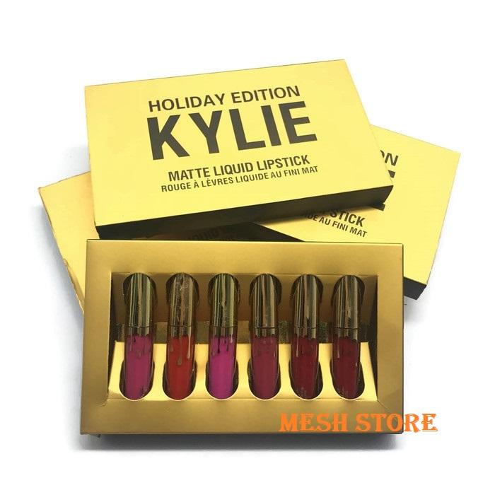 Mesh Birthday Holiday Gold Lipgloss 6 Color Kyliee Matte 1 Pack