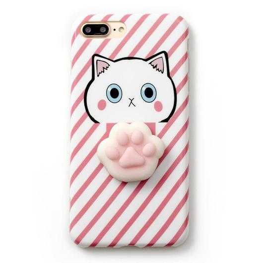 Case Squishy Cat Claw for iPhone 7/8 / Salikon HP Apple Murah / Pelindung HP Terbaru Cantik