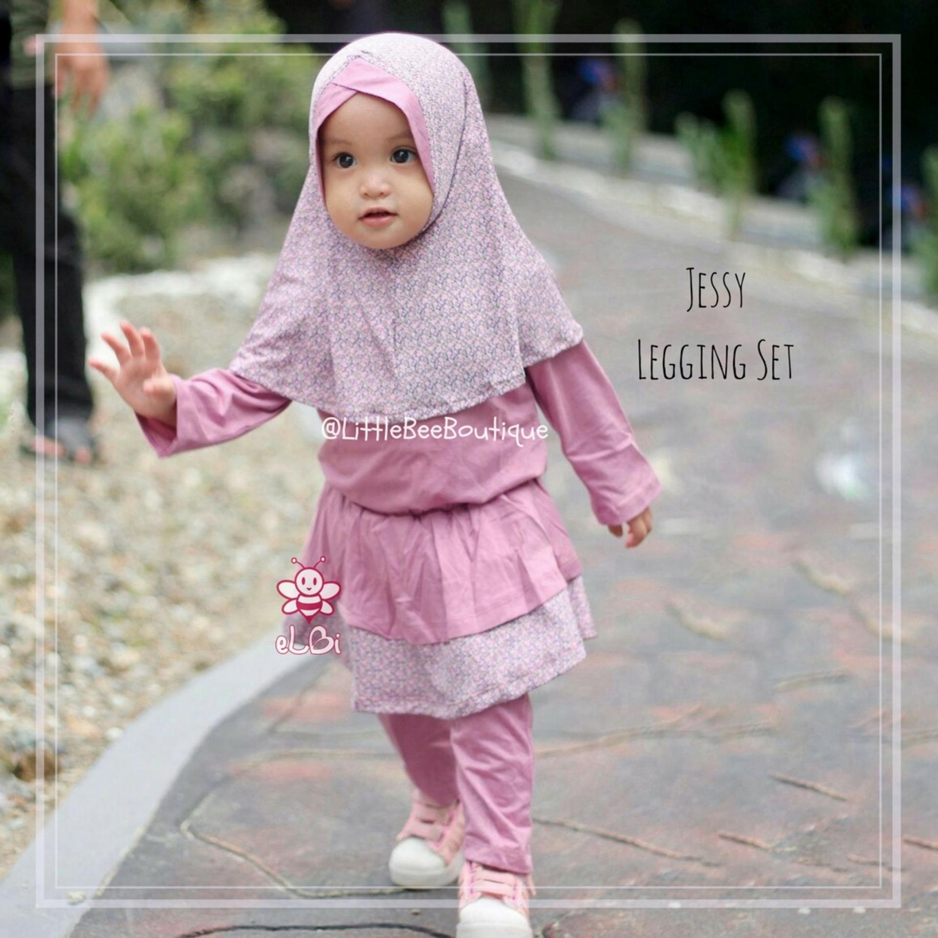 eLBi Jessy Legging Set Little Bee Boutique / Baju Muslim Anak Perempuan / Baju Bayi / Baju Anak / Baju Balita