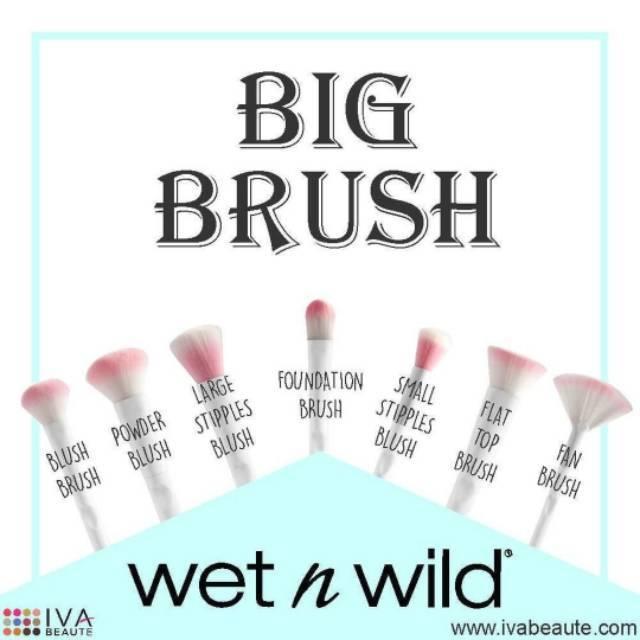 Wet n Wild Brush harga dlm ( Satuan) bagian 2 , FLAT TOP