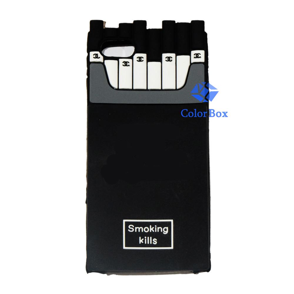 MR Soft Case 3D Rokok Iphone 6 Plus / iPhone 6G Plus / Iphone 6S Plus Ukuran 5.5 Inch Silicone 3D / Softcase Kartun / Case 4D Iphone 6G Plus / Jelly Case / Casing iPhone 6S Plus / Casing Unik - Rokok Hitam