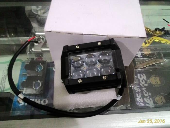 cree worklight 6 led 18watt berlensa | ( klakson motor mobil keong denso suara waterproof telolet hella polisi sepeda fer ) |