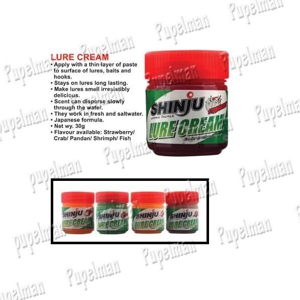 AROMA KEPITING - 2pcs Shinju Lure Cream Balsem Lure Kail Minyak Lure Kail Tali Joran Tas Pancing Sabuk Joran Senar Gulungan Reel Spinning Pancing Rel Senar Pancing Nilon Tali Umpan Joran Pancingan Mancing Mania Air Laut Tawar Makanan Makan Pakan Ikan