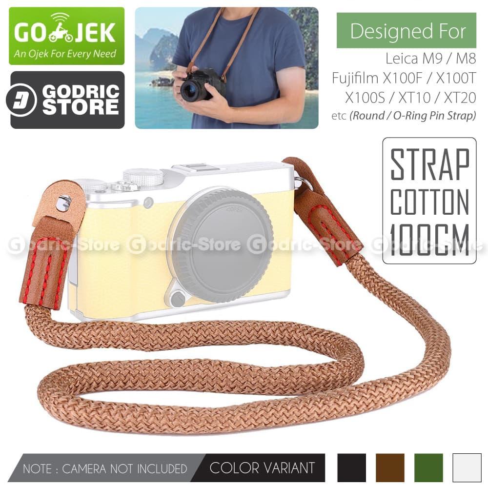 Cotton Neck Strap Kepang Mirrorless Leica M9 M8 Fujifilm XT20 X100F