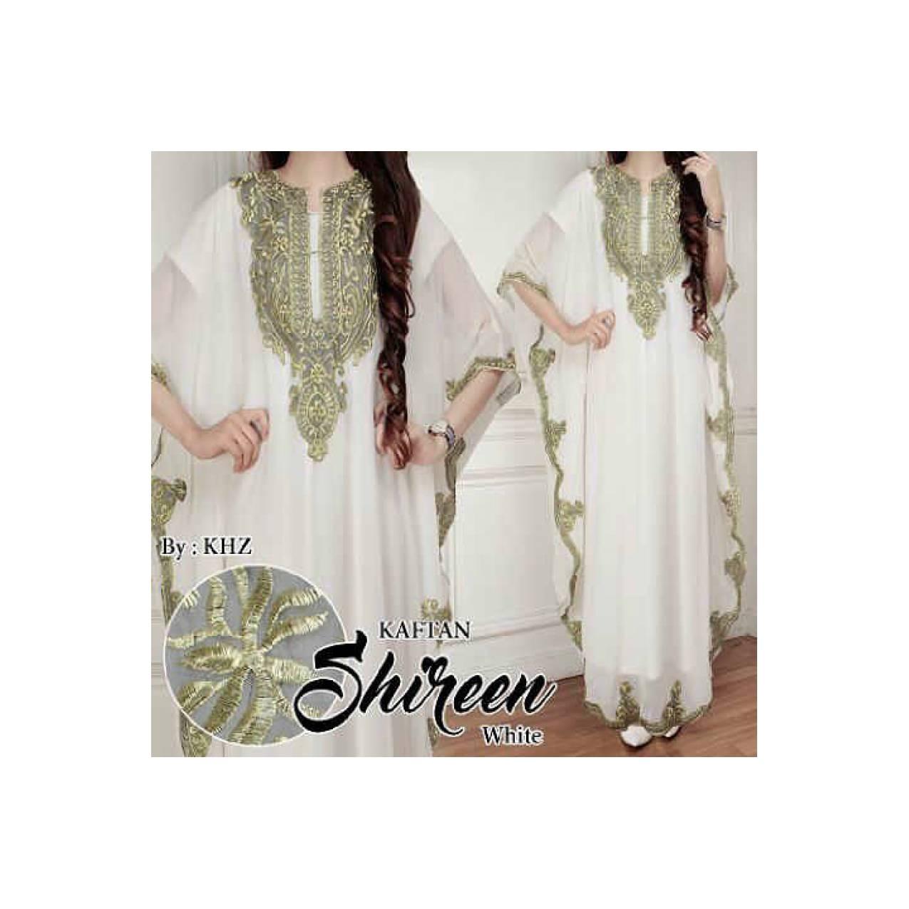 kaftan shiren white