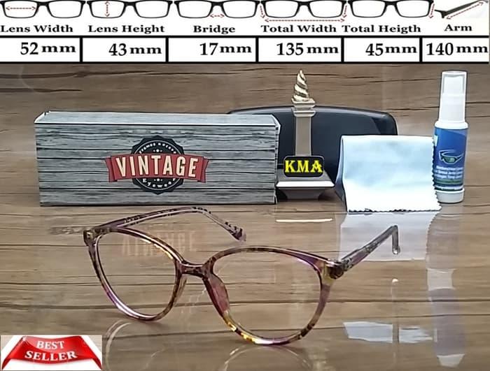 DISKON Frame kacamata minus VINTAGE kacamata minus frame korea cat eye new TERMURAH