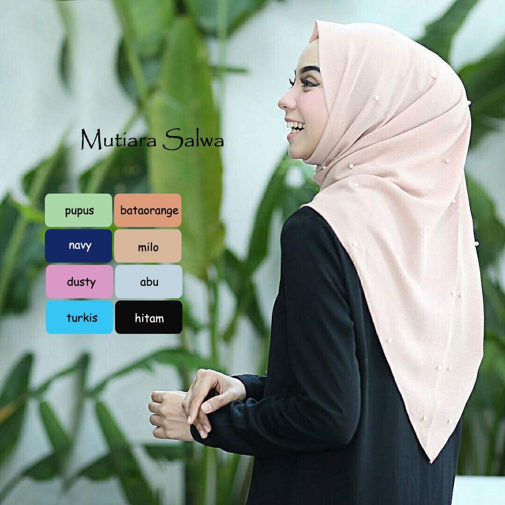JILBAB INSTAN MURAH MUTIARA SALWA / JILBAB SYARI / PASHMINA INSTAN / VANILLA HIJAB / BERGO INSTAN