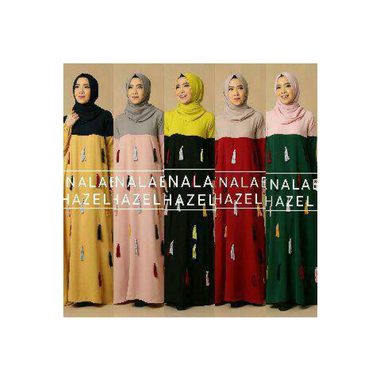 hazel by queenalabels (gamis/dress/busana muslim/baju wanita)