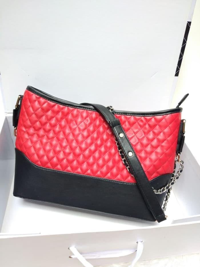 Promo Terbatas!! Tas Gabrielle Nagita Slavina Hobo Bag - Ungu - ready stoC-K