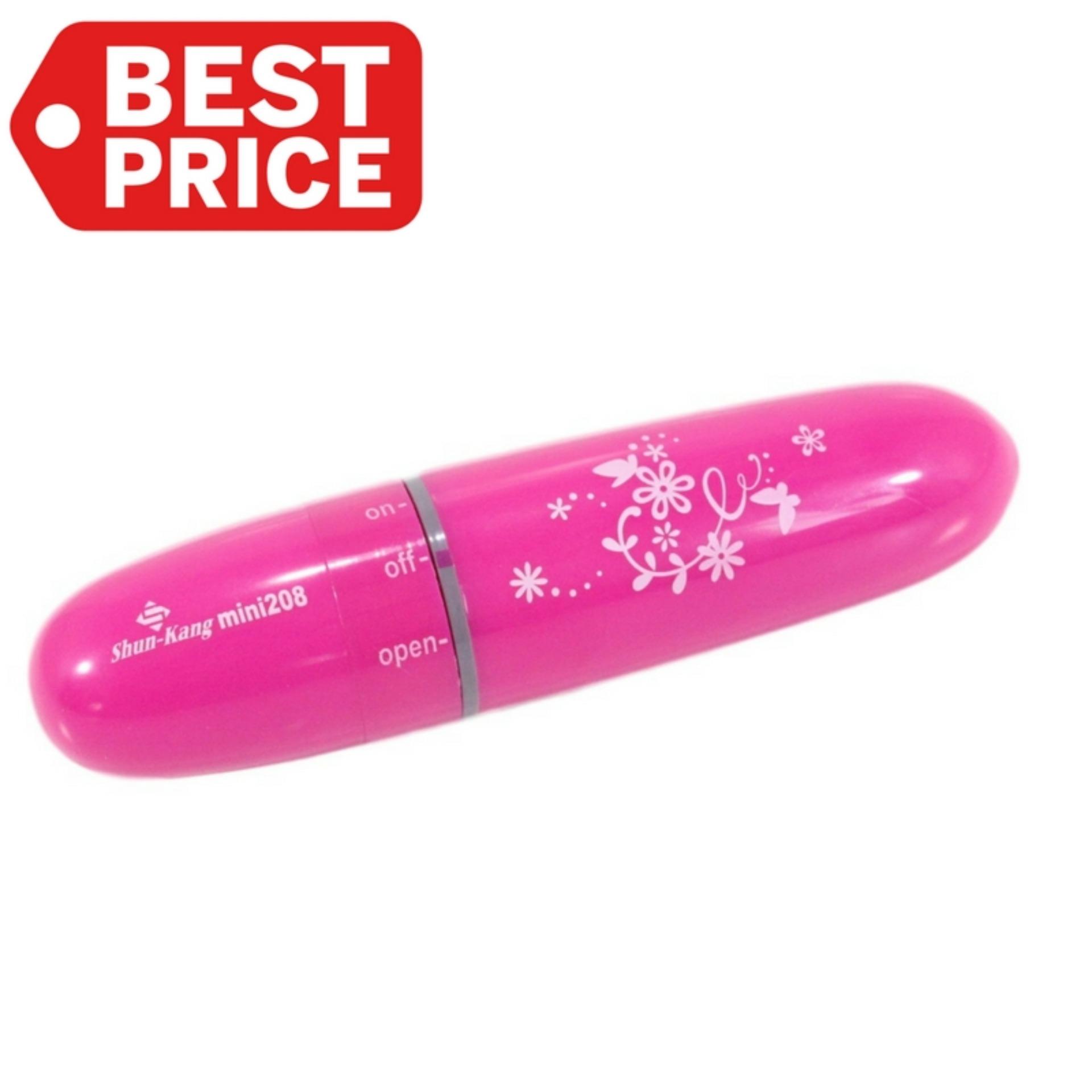 Alat Pijat Elektrik Kesehatan Mata & Wajah Mini Face Massager - Pink