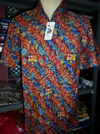 Popularitas Terlaris Batik Bola Pria Tampan - Barcelona