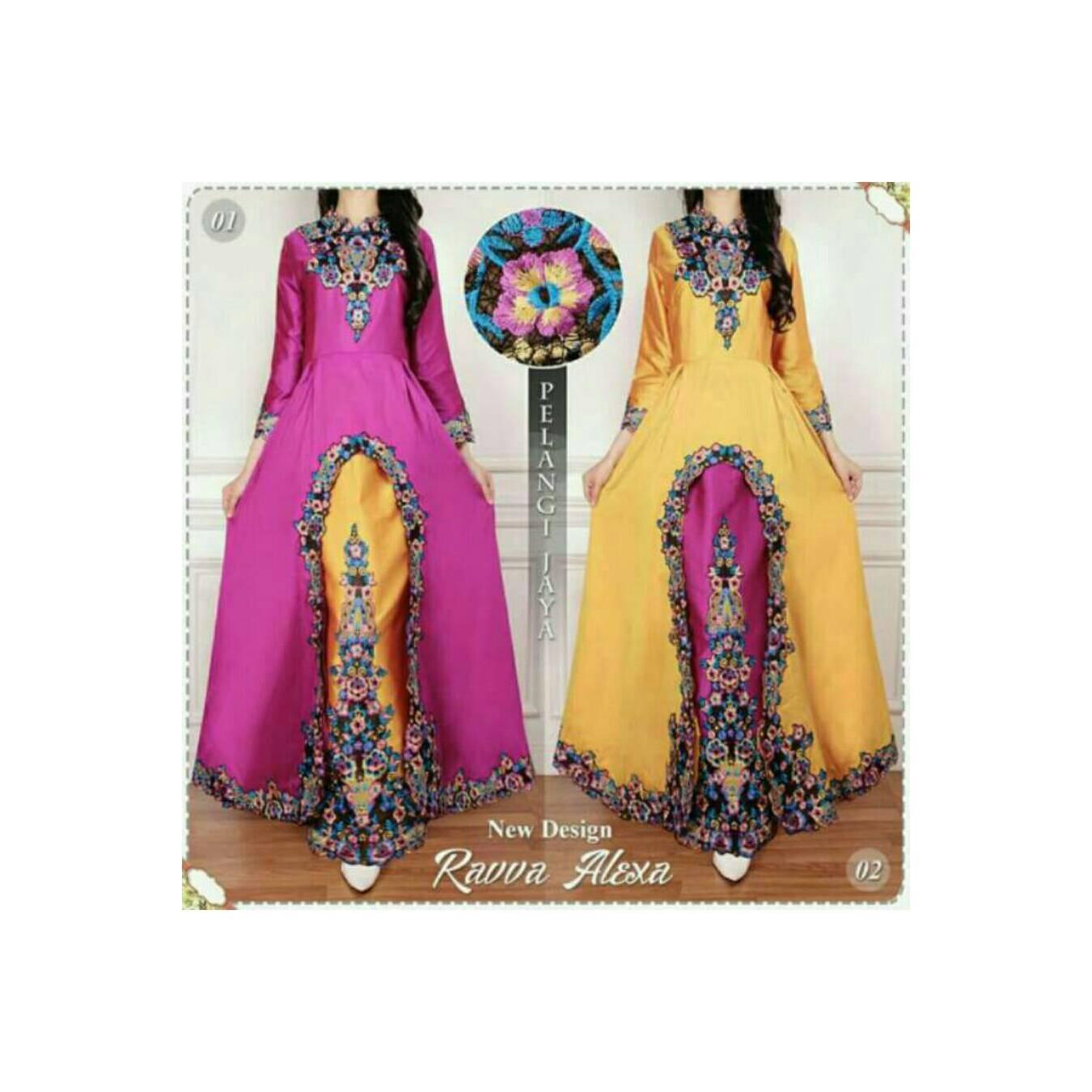 ABAYA BORDIR KEBAYA PESTA SET MAXI GAMIS SET ABAYA KEBAYA MODERN