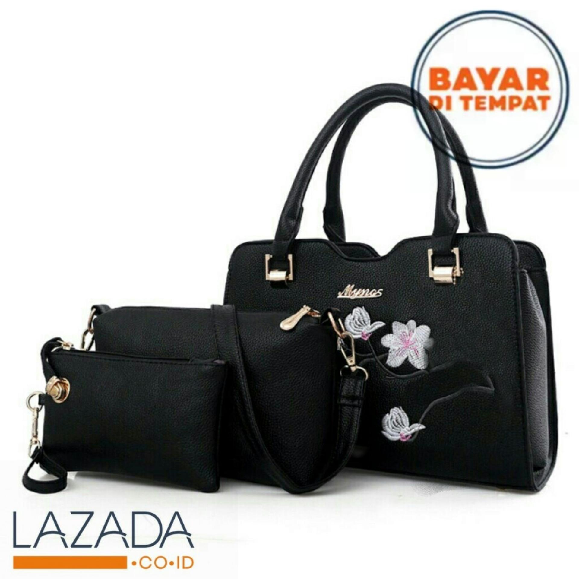 PROMO TERPANAS!!Tas slempang Jinjing 3in1 Wanita bucket import/Sling NAGITA BORDIR