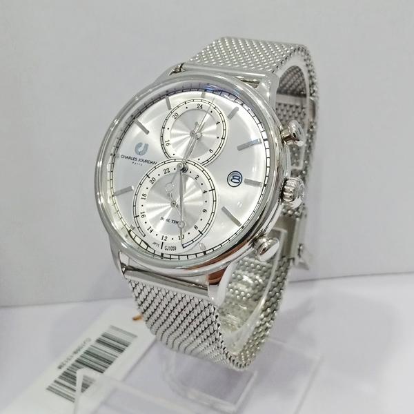 Jam Tangan CHARLES JOURDAN ORIGINAL PRIA CJ1059-1312M SILVER