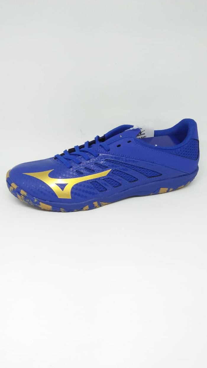 Sepatu futsal mizuno original Basara Sala 103 Blue/gold new 2018 / Sepatu Bola/ Sepatu Olahraga/ sepatu Futsal Original / Sepatu Bola Original / sepatu Running / Sepatu Pria