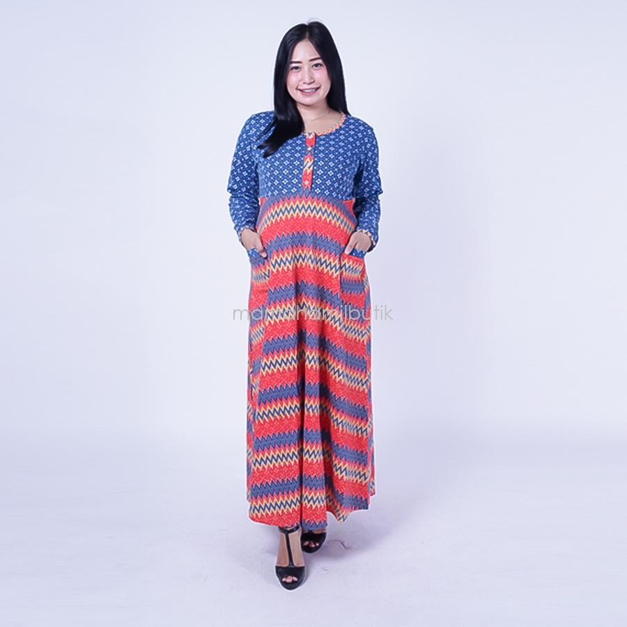 Ning Ayu Gamis Hamil Kaos ZigZag - GMS 251 / Baju Menyusui Lengan Panjang / Baju Atasan Menyusui / Baju Menyusui Muslimah / Baju Muslim Wanita untuk Ibu Menyusui/ Baju Hamil Untuk Kerja / Baju Hamil Untuk Kerja Modis