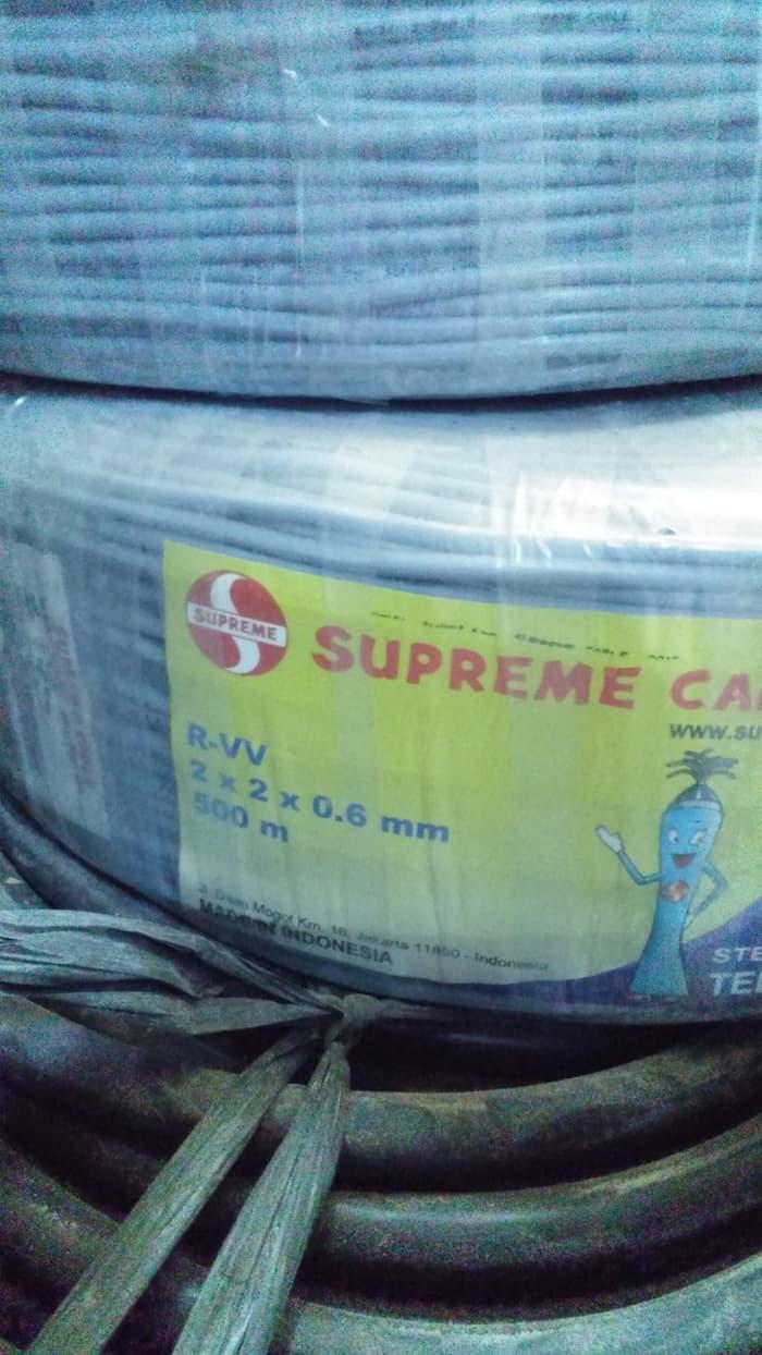 Promo Kabel Telpon SUPREME ITC 2 Pair 2x2x0 6 atau Isi 4 Roll 500m SUPER Q Original