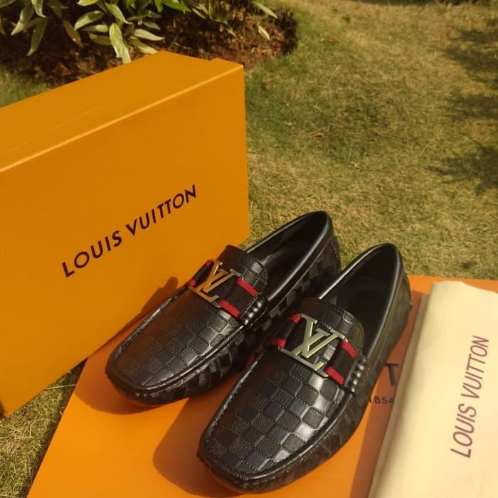 ORIGINAL!!! Sepatu Slip On Louis Vuitton Mirror 1.1 Quality