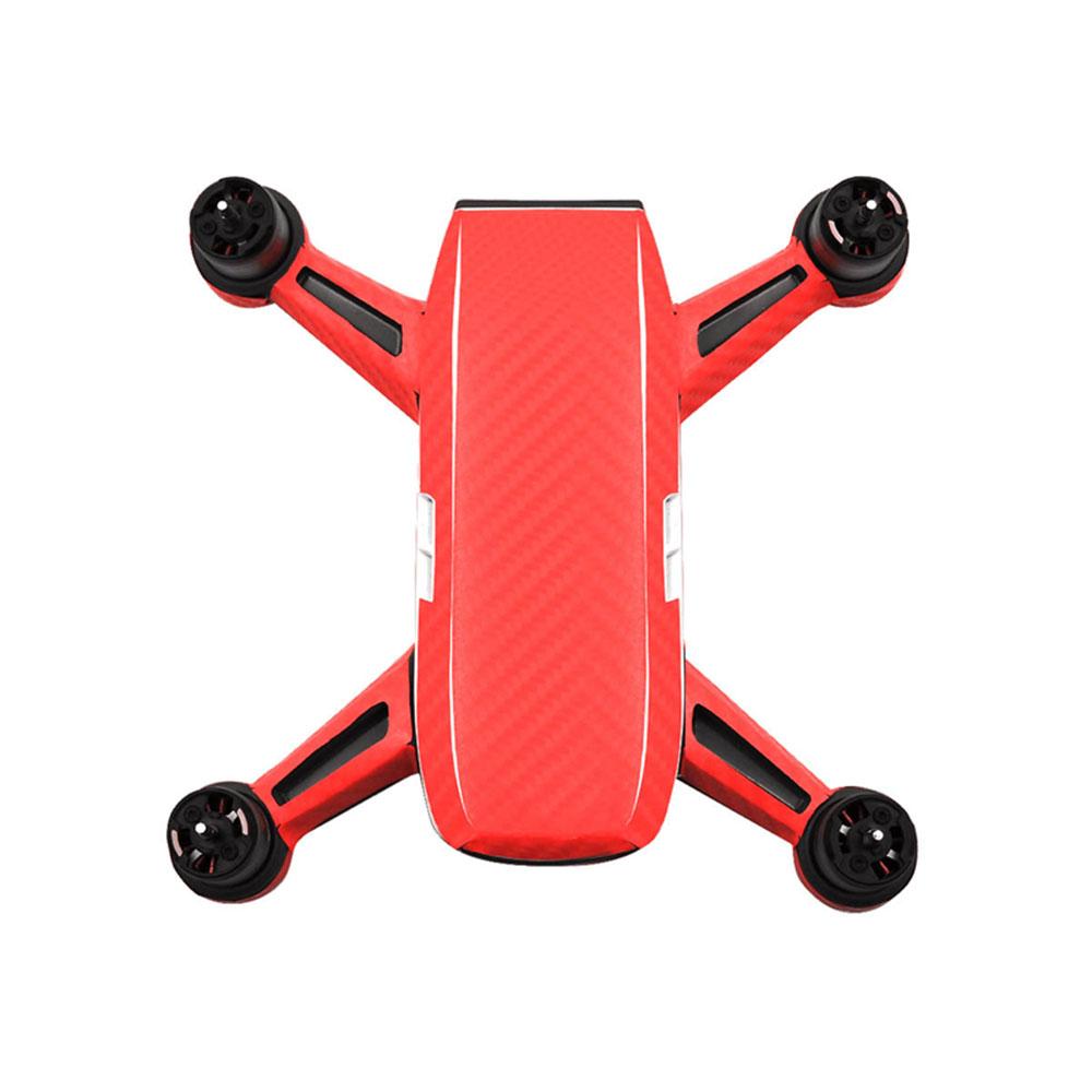 Quadcopter Cover Sticker Drone Decal Sticker Stylish Orange Black Drone Body Decor Drone Body Protection for DJI SPARK