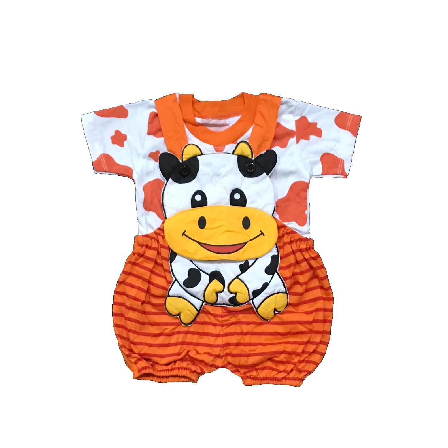BAYIe - Baju Bayi Model Jumper 3D DAXIA / Baju Kodok Anak motif SAPI