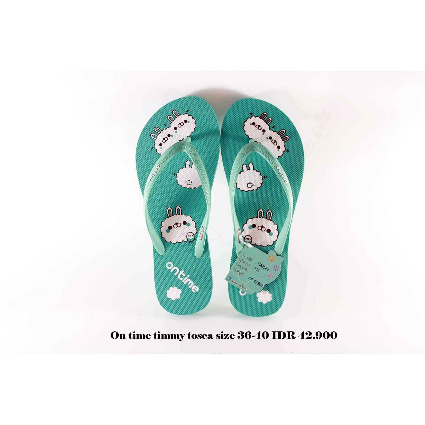 on time timmy sandal jepit wanita tosca