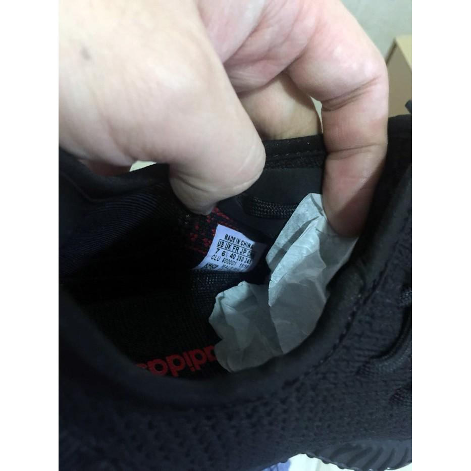 Promo Termurah Adidas Yeezy 350V2 BRED / Black Red Real Pic Quality PK Made In China Gratis Ongkir