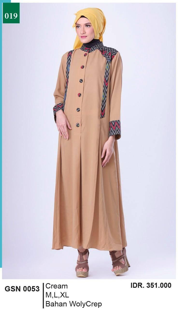 GAMIS / LONG DRESS BUSANA MUSLIM KASUAL WANITA TERBARU