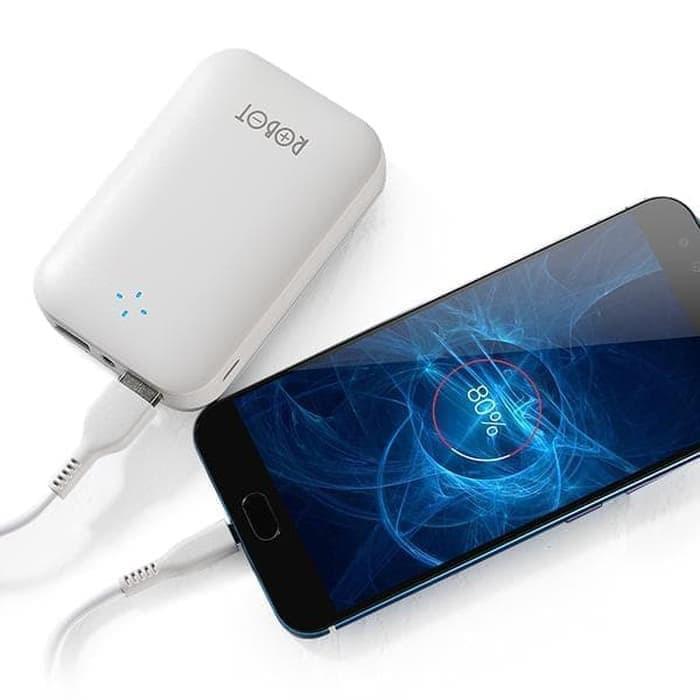 Powerbank Robot RT7300 6600mAh by vivan 2usb ports pb original