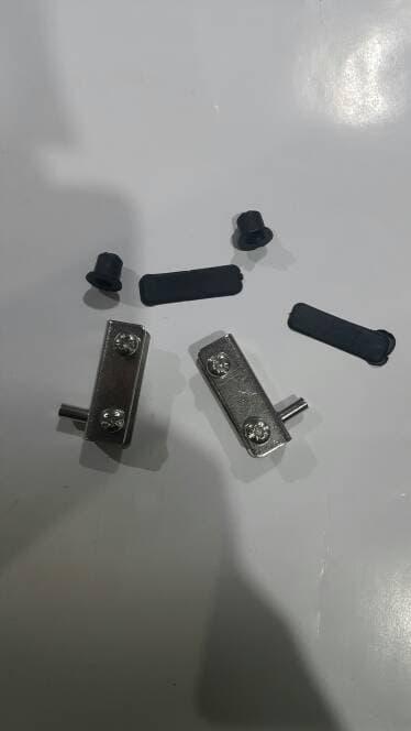 engsel atas bawah lemari tv pivot kaca jepit 3mm - 5mm ss stainless @ lemari pakaian portable baju kayu piring plastik portable tv es sepatu