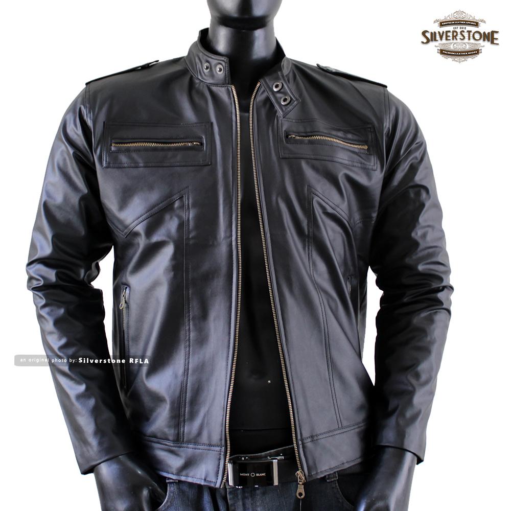 Jaket Kulit Pria Model Vino Radit Jani - Slimfit Dan Big Size READY STOCK Untuk Mudik Touring Motor