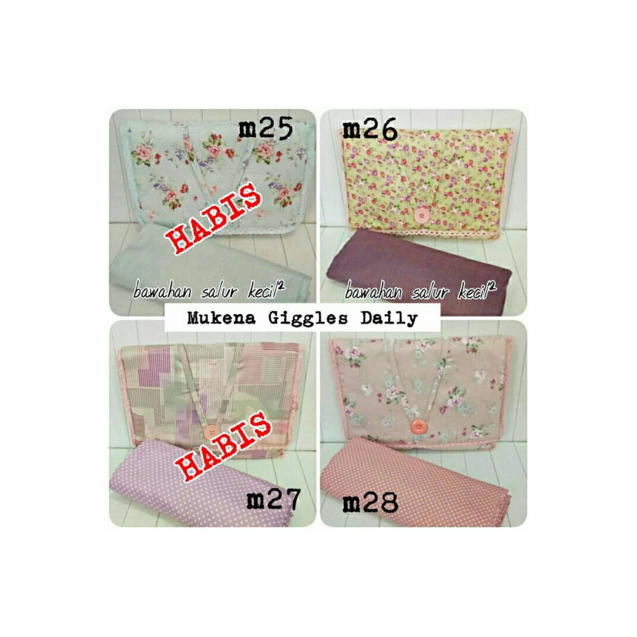 MUKENA SYARINI Mukena KATUN design by JEPANG merek GIGGLES Daily