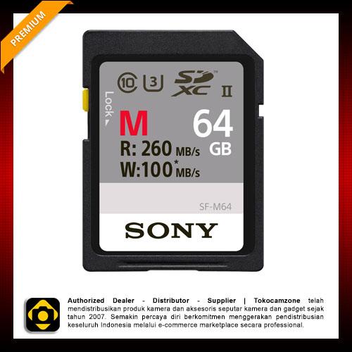 SONY SF-M SDXC 64GB SERIES UHS-II 260MB/S