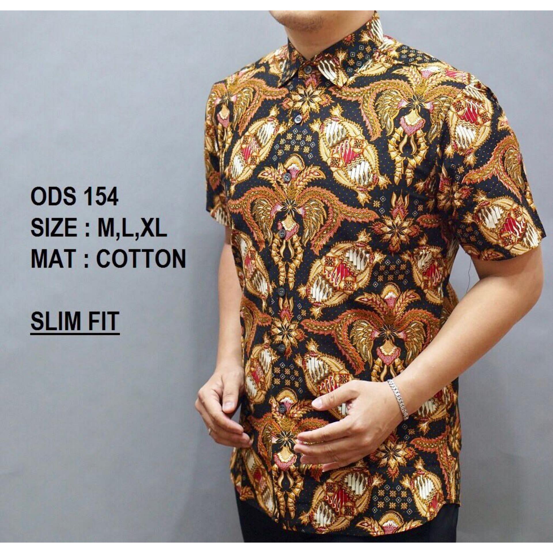 Batik Pria Lengan Pendek OB609