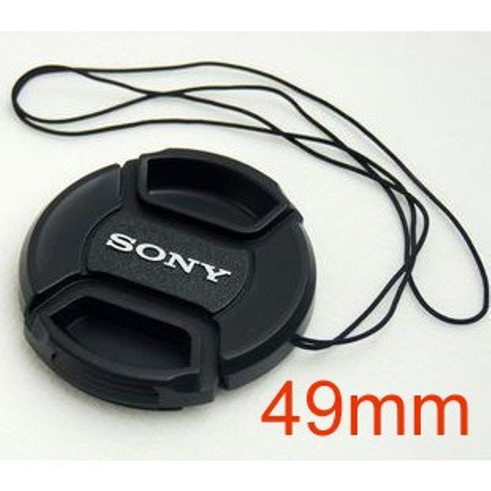 49mm Lens Cap w/ Cord for Sony NEX-5C NEX-C3 NEX-5N 16f18 18-55mm