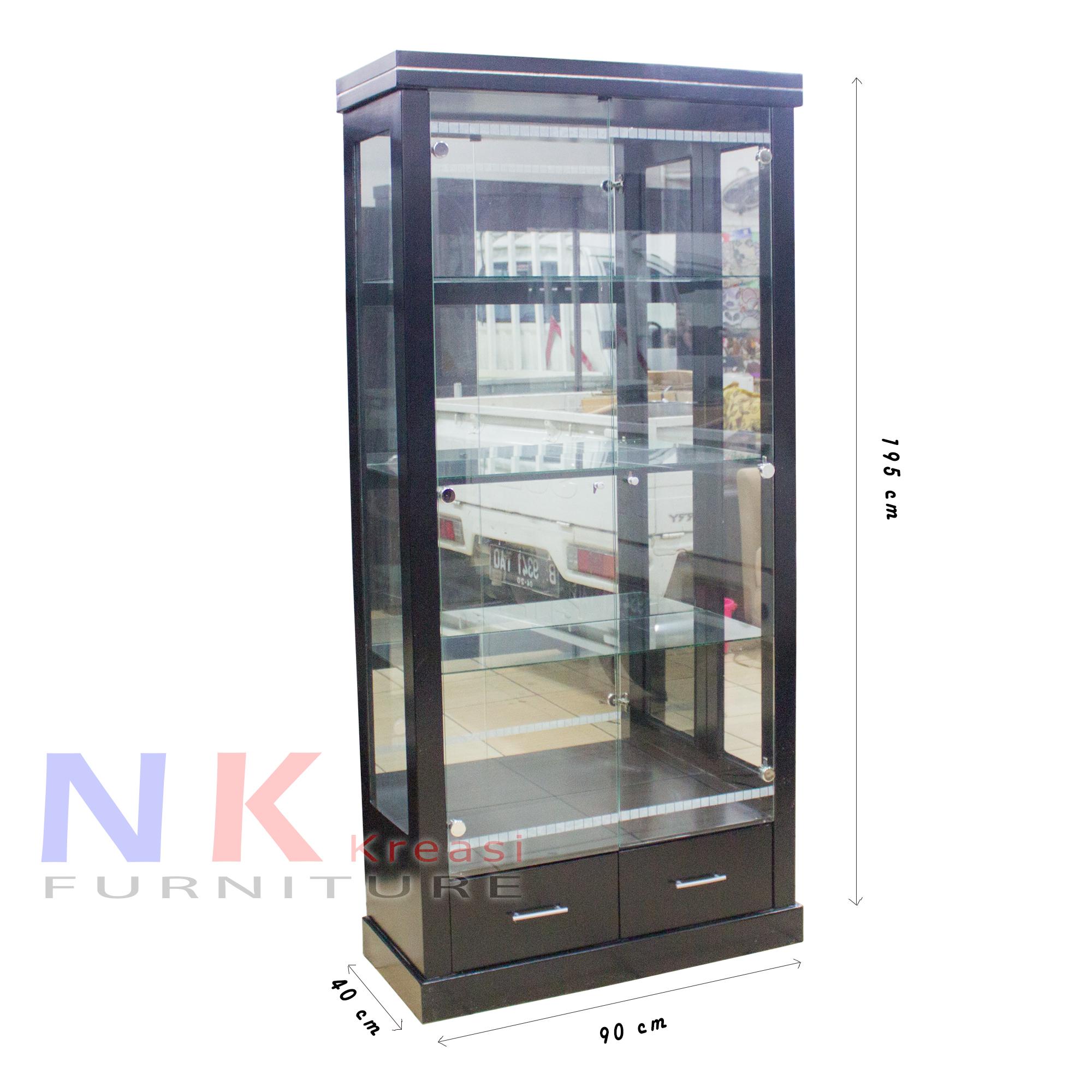 Lemari Pajangan hias Kristal Kaca minimalis diecast, MURAH TERMURAH