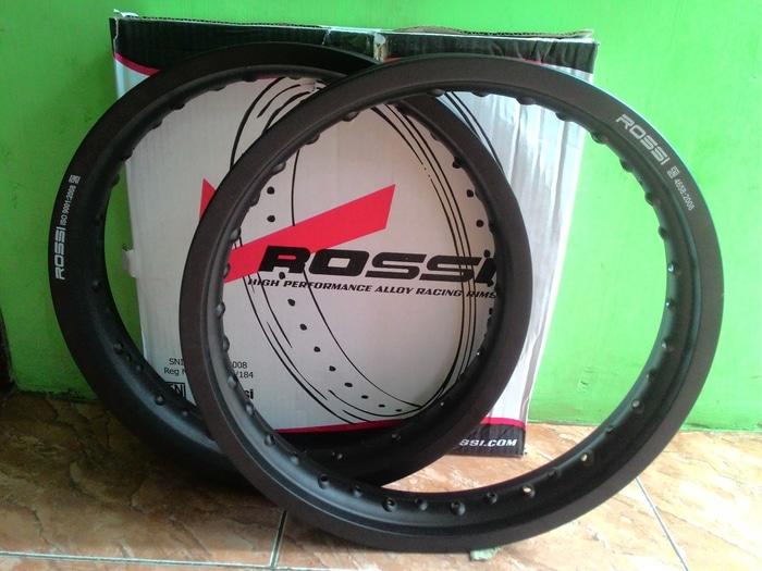 VELG TAPAK LEBAR V-ROSSI UK.215-250 RING 17 WR BLACK 2PCS G-OTO MP ASAC 2203