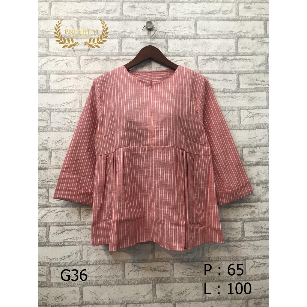 Blouse Salur Oxford Murah / Blouse Motif Salur Wanita / Blouse Baby Doll Salur / Baju Kalong Salur / Baju Atasan Motif / Blouse Wanita Cantik / Blouse Kekinian / Baju Wanita Murah / Baju Kantoran / Baju Daily / Baju Santai / Blouse Modern