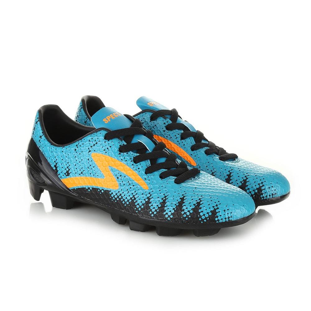 Sepatu Specs Bola 100739 CYANIDE WILDCAT - BLACK MOLLUSET GREENMANGO ORANGE