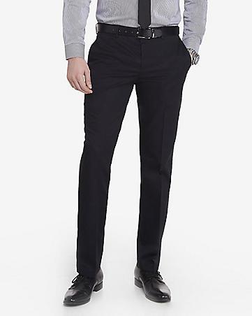 AHJUSSI Celana Panjang Hitam Pria Formal Kerja Slimfit Kantoran Bahan Kain Teflon Terlaris Termurah