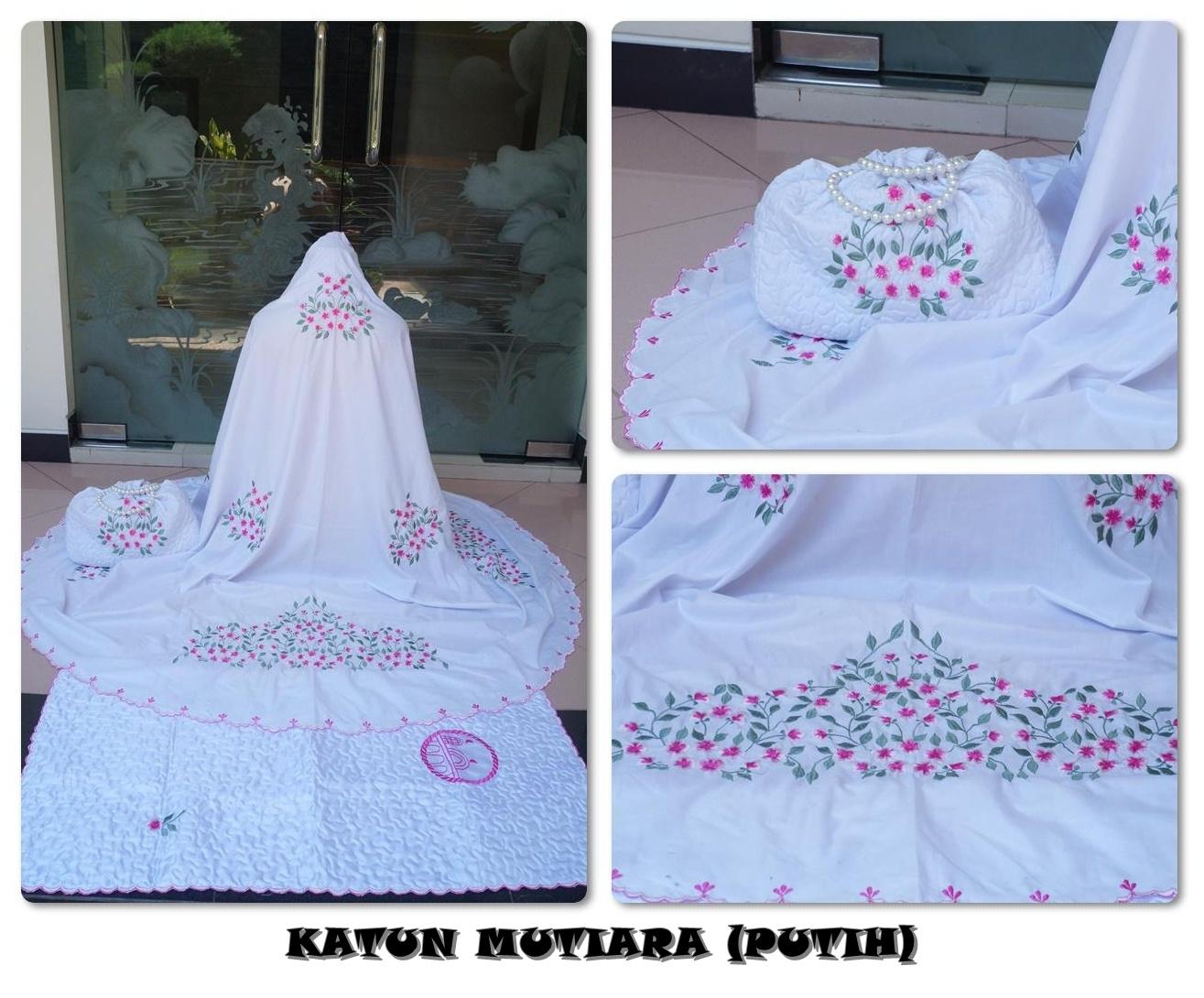 TERLARIS!!! MUKENA DEWASA KATUN MINYAK MUTIARA PUTIH mukena mewah / mukena dewasa / mukena tatuis / mukena anak / mukena bali / mukena katun jepang