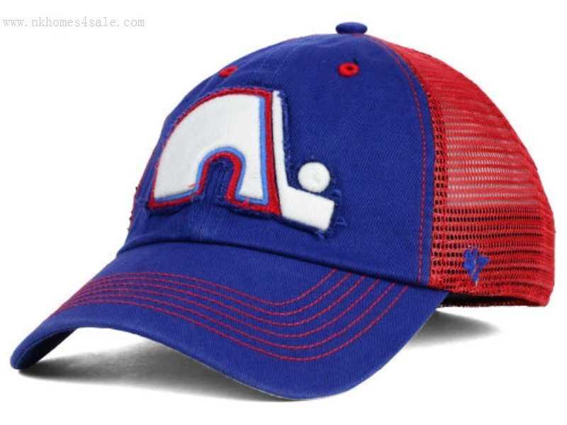 BG456671 Royal Blue / Red Quebec Nordiques 47 Merk NHL Taylor