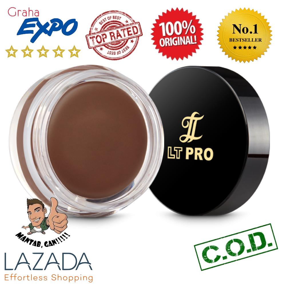 Lt Pro Dual Lasting Brow Cream Dark Brown Warna Coklat Tua Penghitam Alis Mata